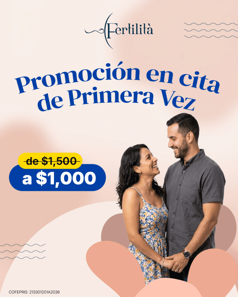 Promoción de primera consulta de fertilidad en Fertilità Monterrey