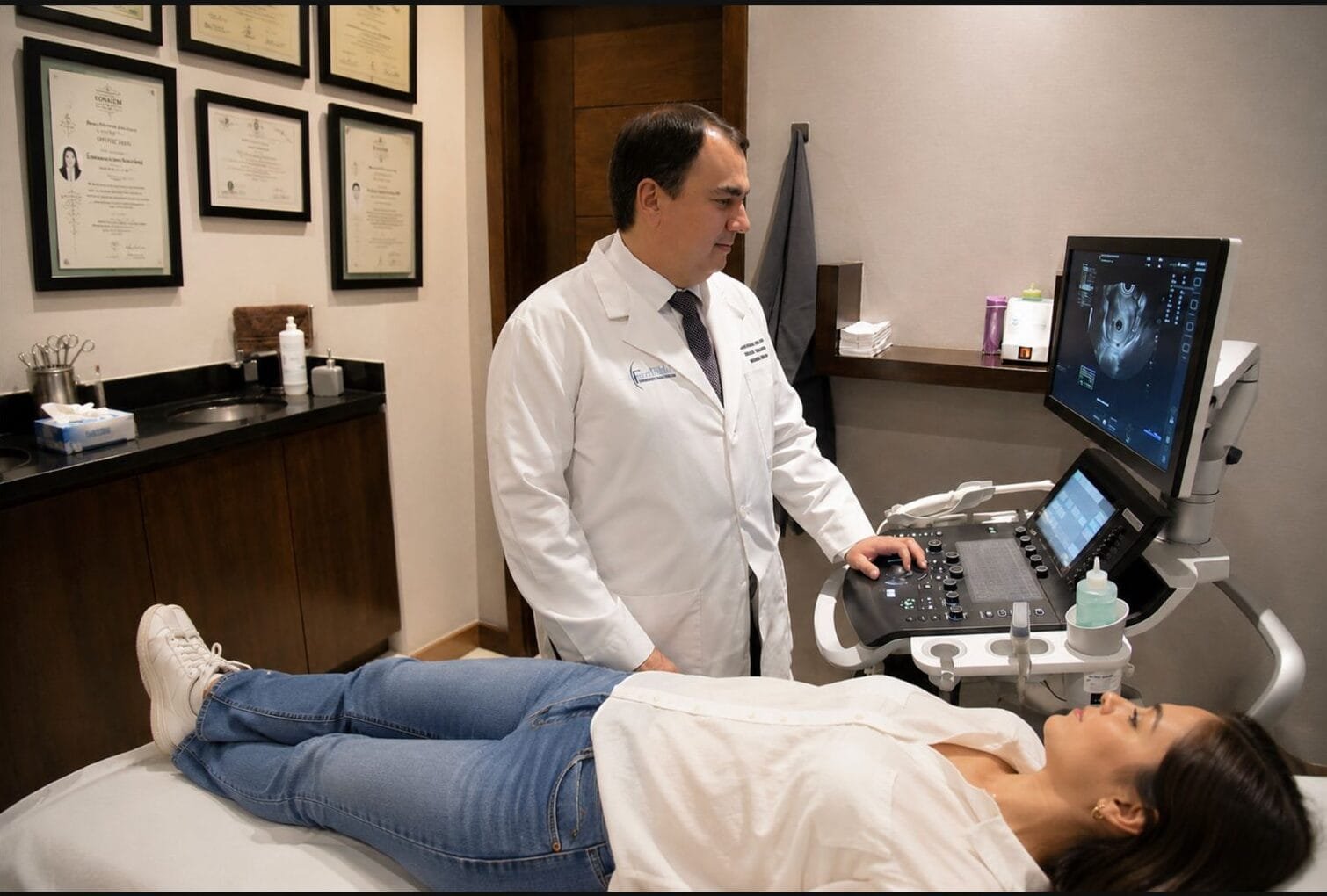 Mujer conversando con especialista en fertilidad sobre las causas de infertilidad femenina en consulta médica